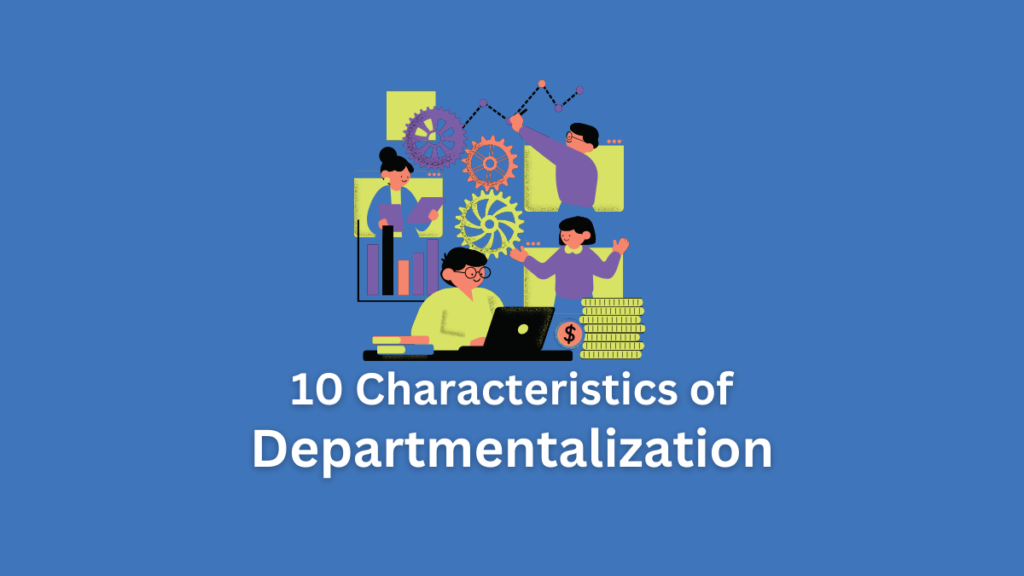 characteristics of departmentalization