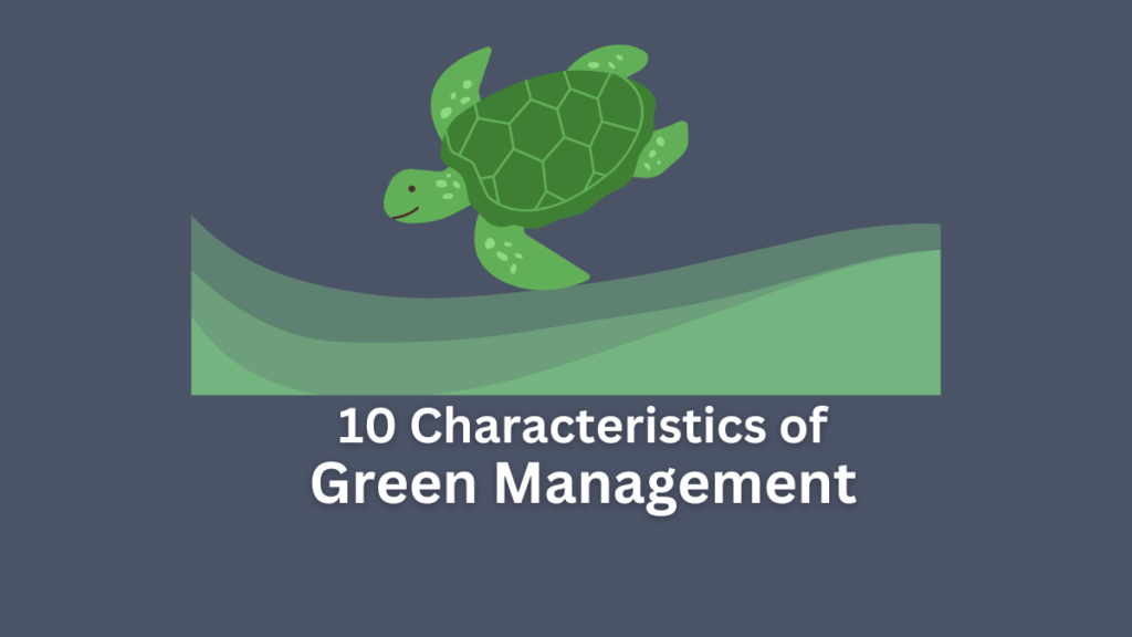 characteristics of green management