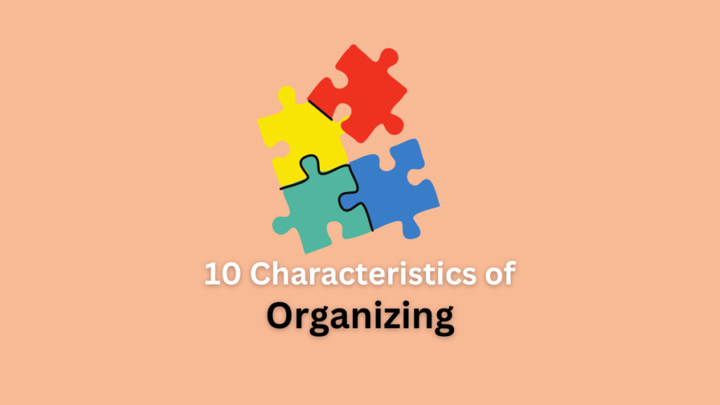 characteristics of organizing