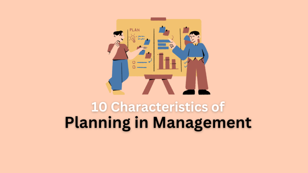 characteristics of planning