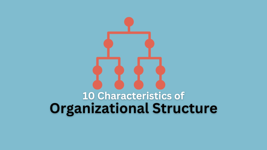 characteristics of organizational structure